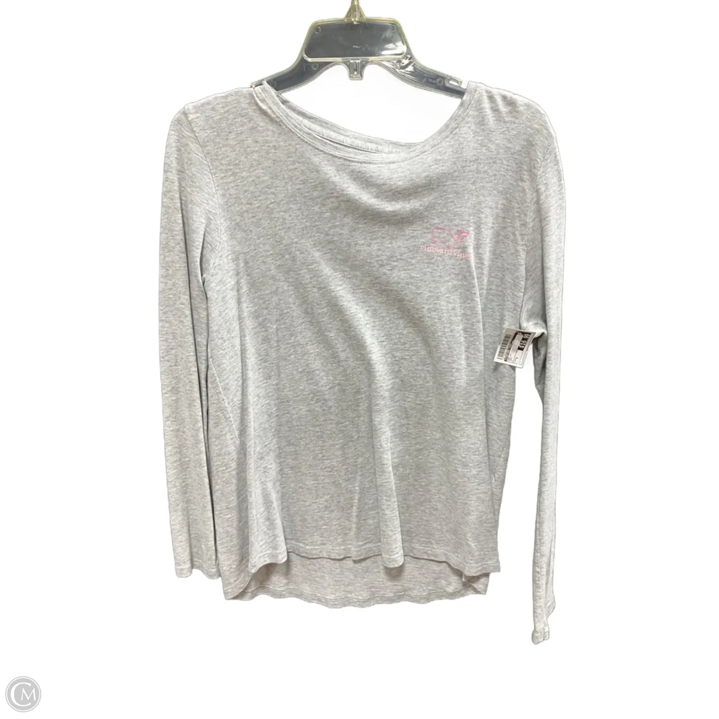 Top Long Sleeve By Vineyard Vines In Grey, Size: S