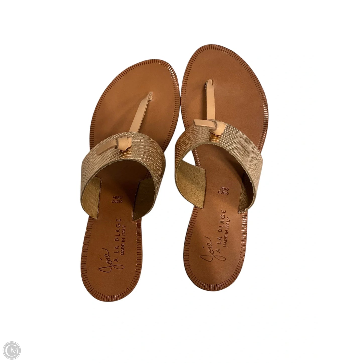 Sandals Flats By Joie In Tan, Size: 8.5