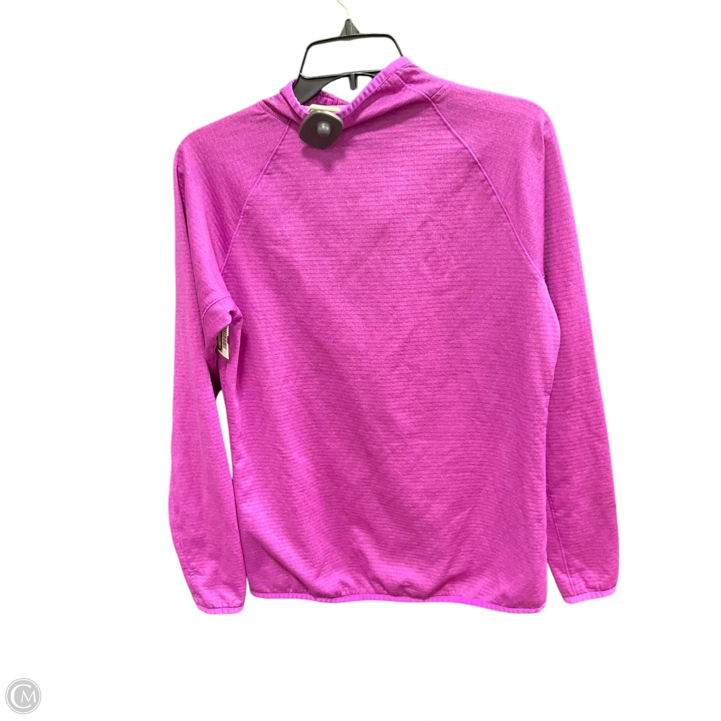 Athletic Top Long Sleeve Collar By Avia In Purple, Size: L