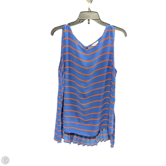 Top Sleeveless By Nautica In Striped Pattern, Size: L