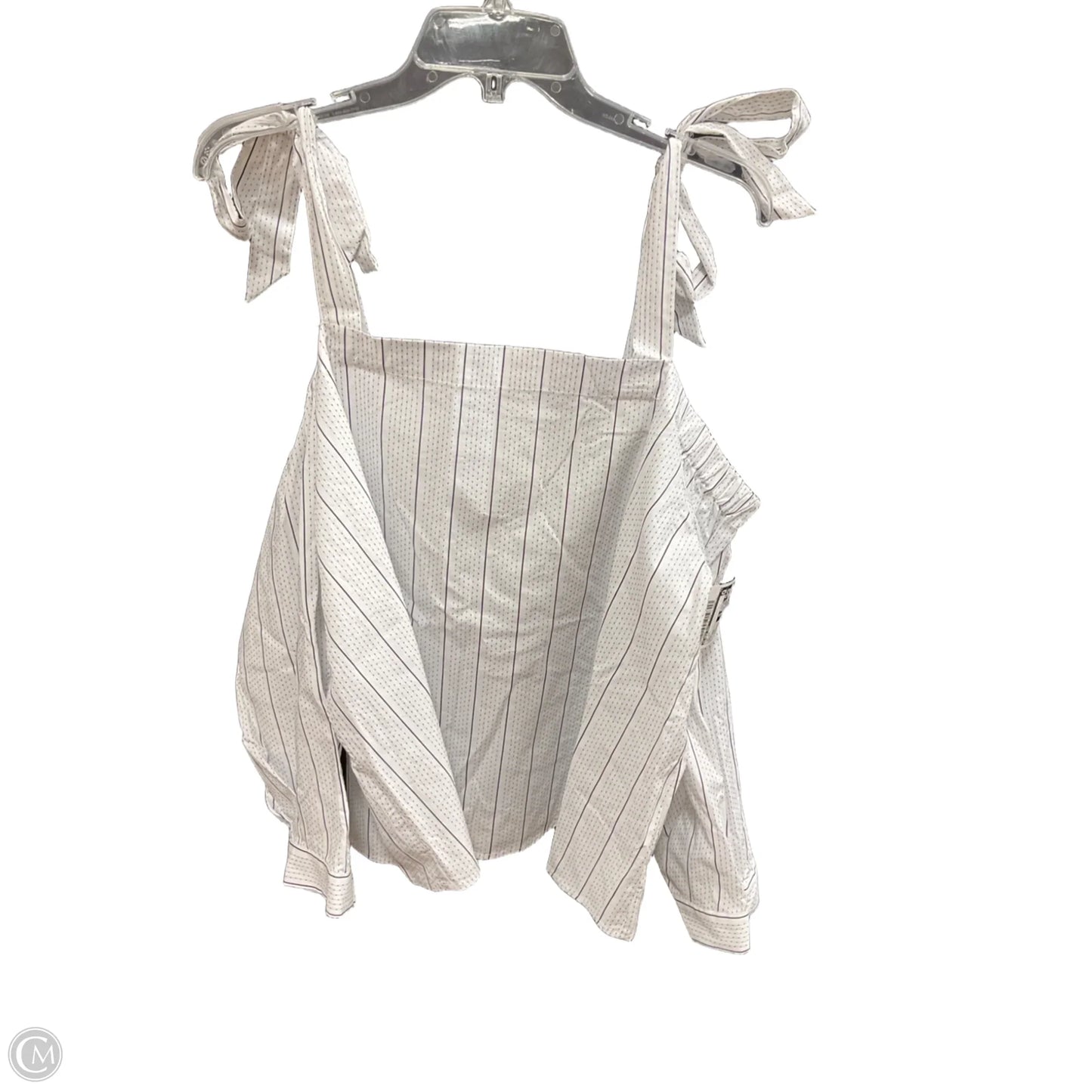 Top Long Sleeve By A New Day In White, Size: Xxl