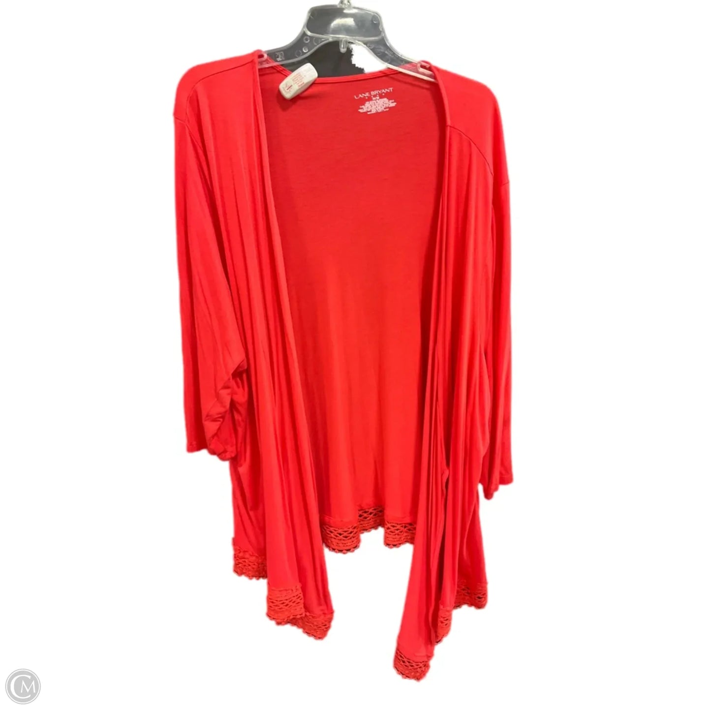 Cardigan By Lane Bryant In Orange, Size: 26