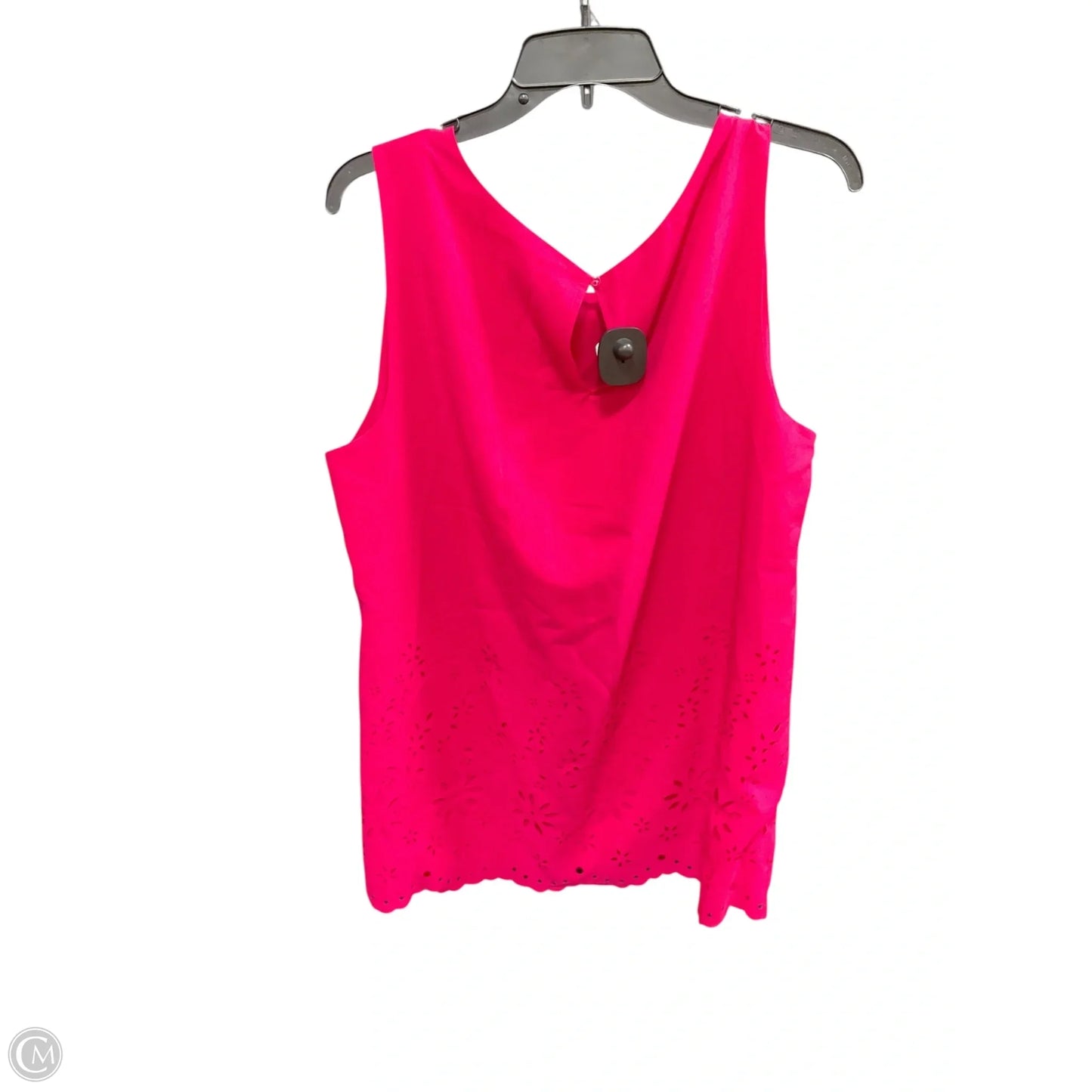 Top Sleeveless By Cynthia Rowley In Pink, Size: 1x