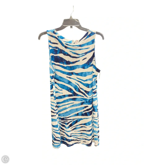 Dress Casual Short By Tommy Bahama In Blue & White, Size: L