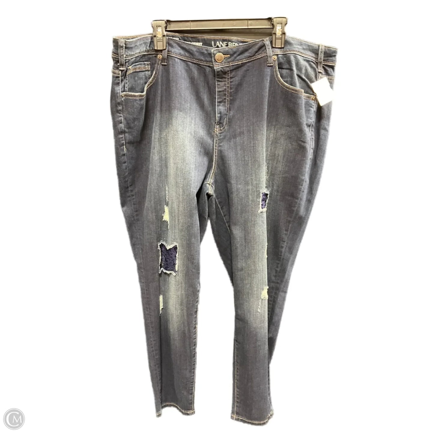 Jeans Skinny By Lane Bryant In Blue Denim, Size: 24