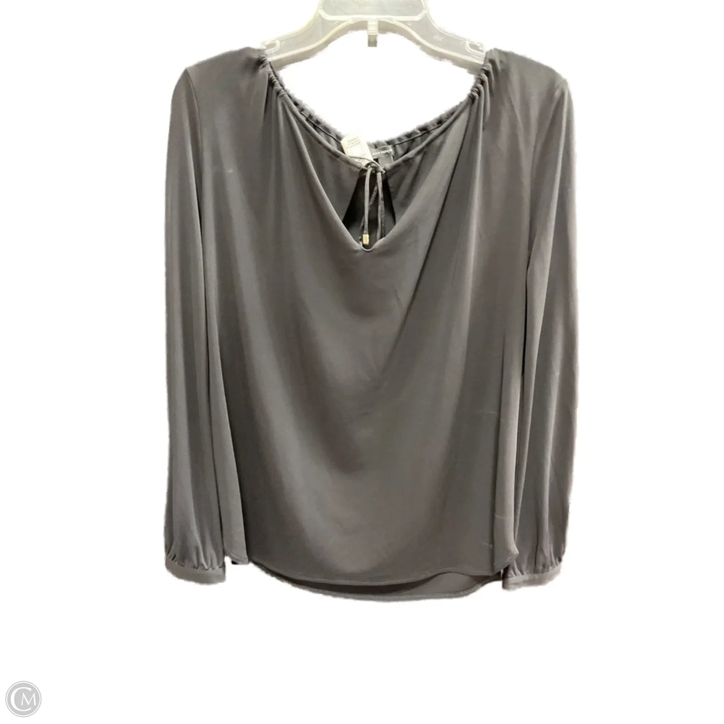 Top Long Sleeve By Ann Taylor In Black, Size: M