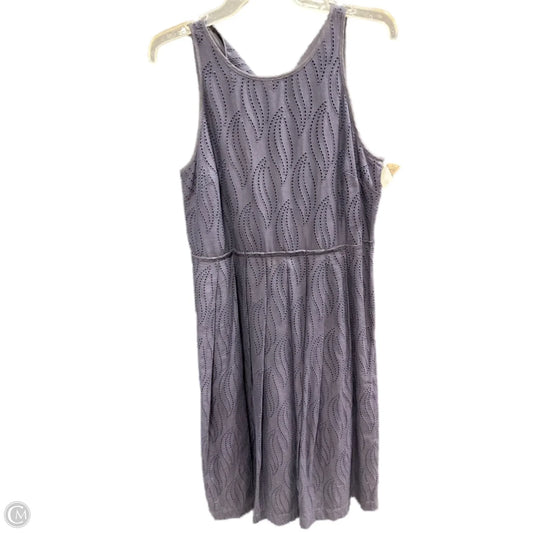 Dress Casual Midi By Ann Taylor In Navy, Size: 10