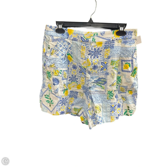Shorts By J. Crew In Blue & Yellow, Size: 12