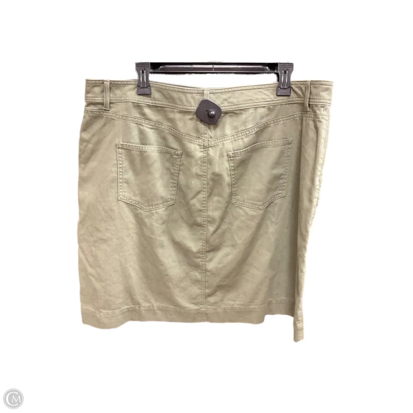 Skirt Maxi By Talbots In Green, Size: 16