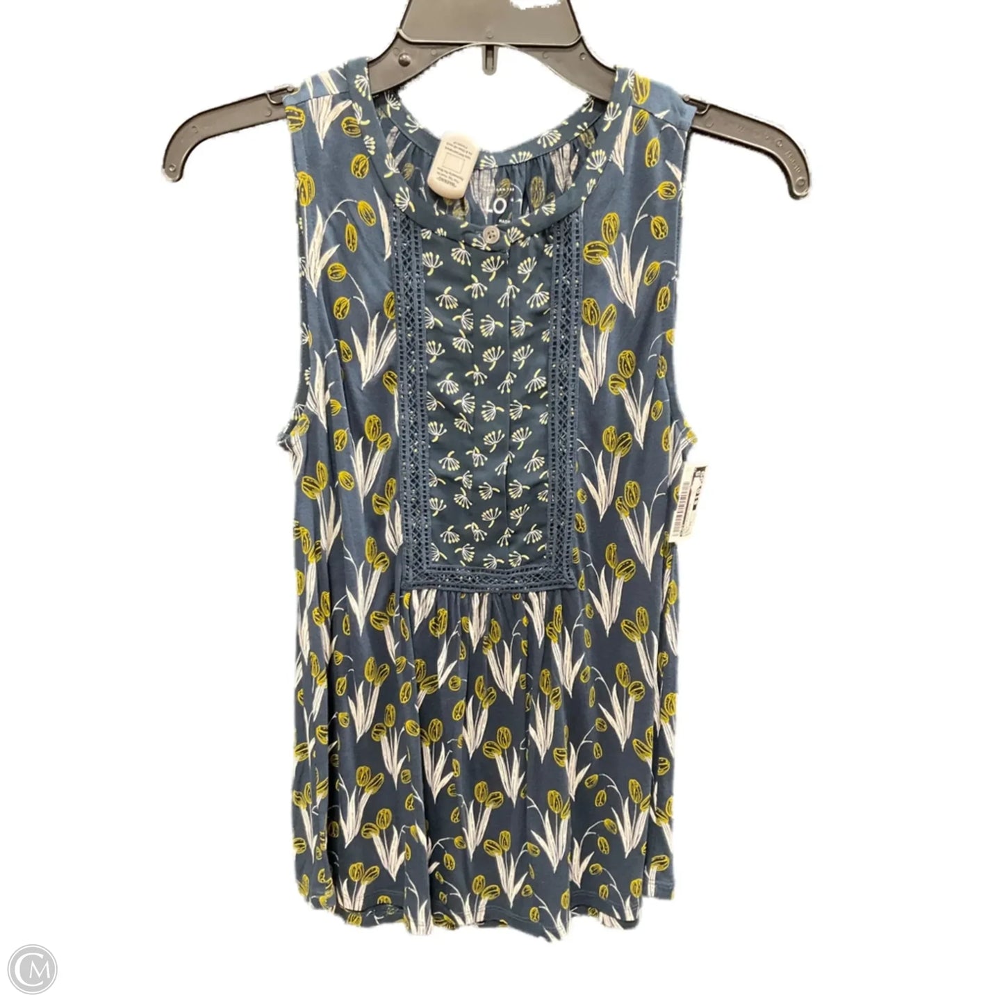 Top Sleeveless By Loft In Blue, Size: Xs