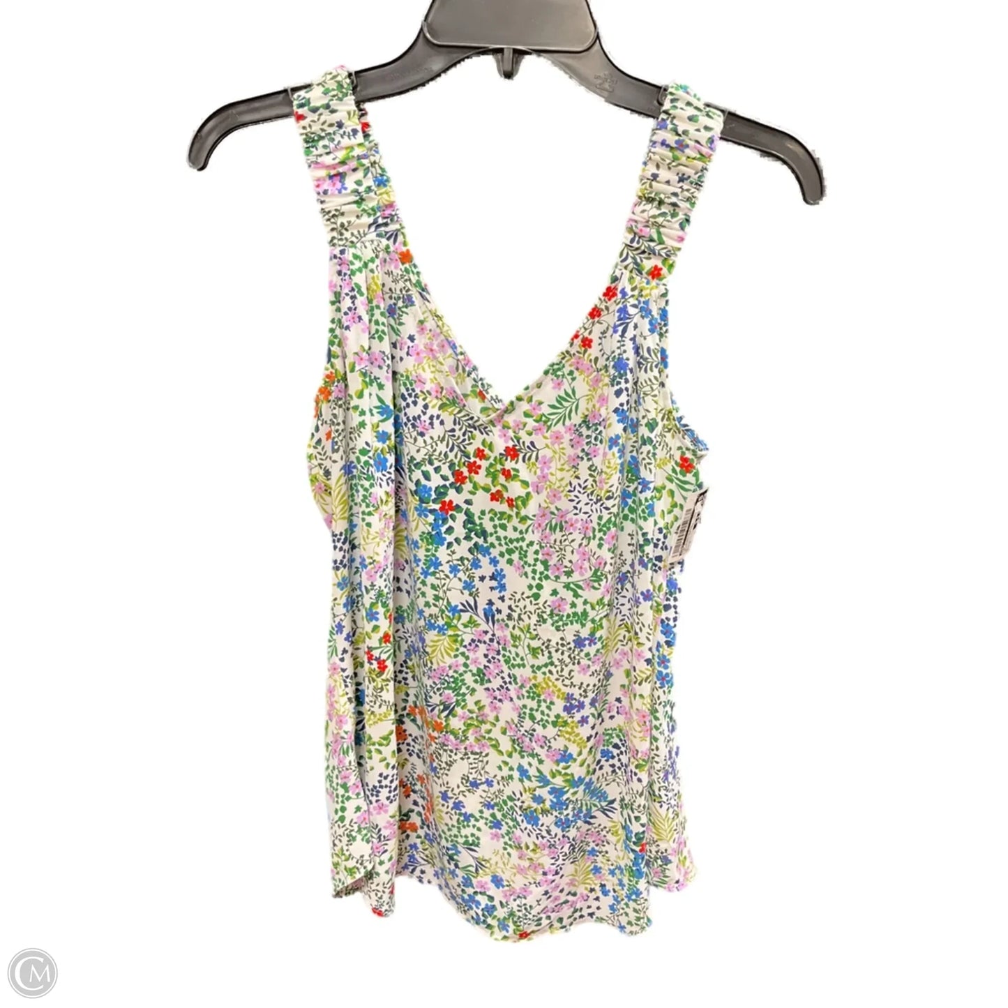 Top Sleeveless By Cabi In Geometric Pattern, Size: S