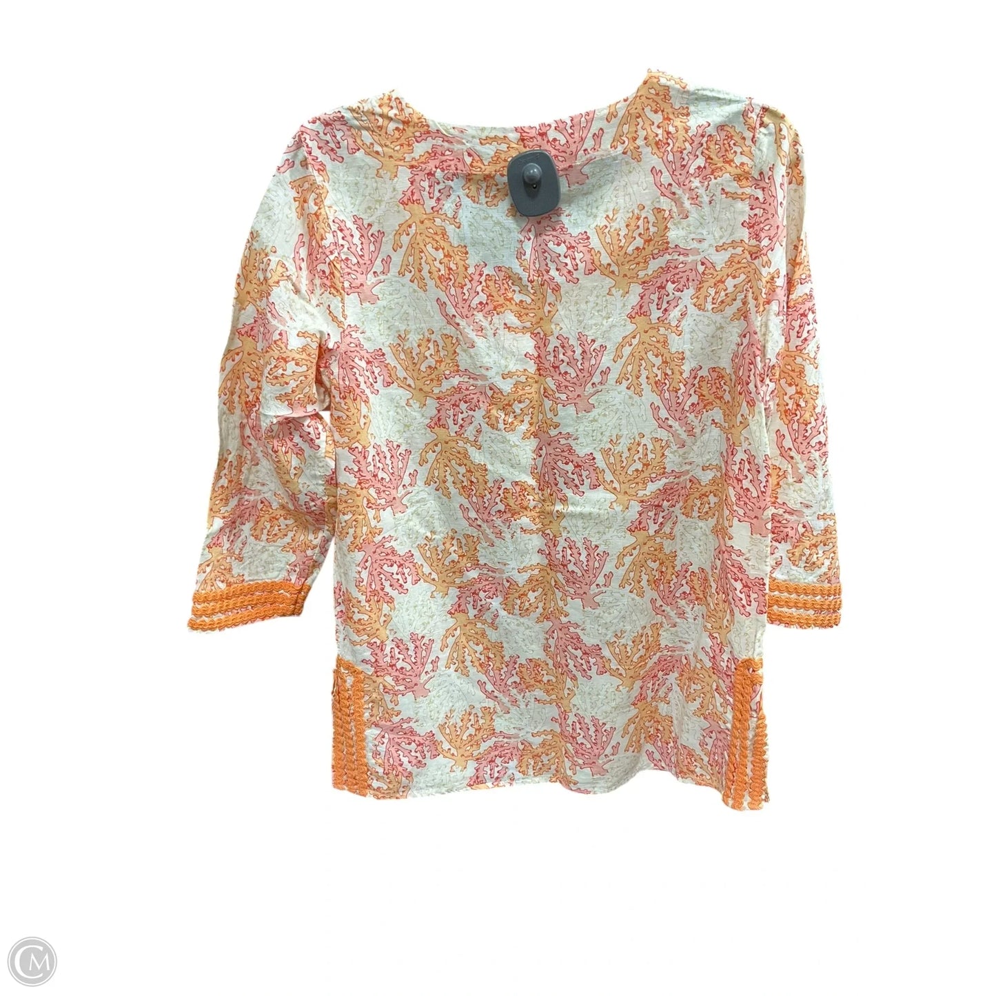 Top 3/4 Sleeve By J. Jill In Orange, Size: Xs