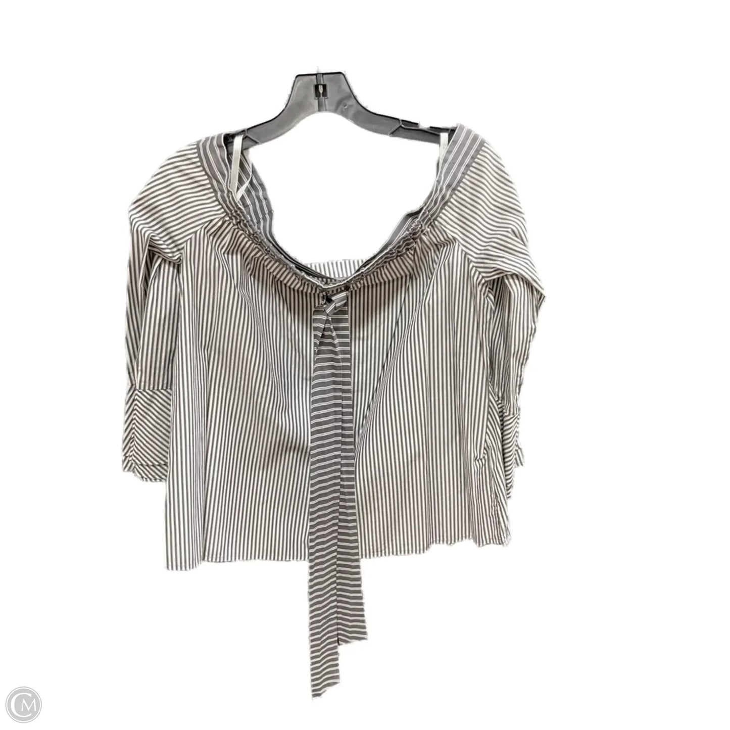 Top Long Sleeve By Loft In Striped Pattern, Size: Xs