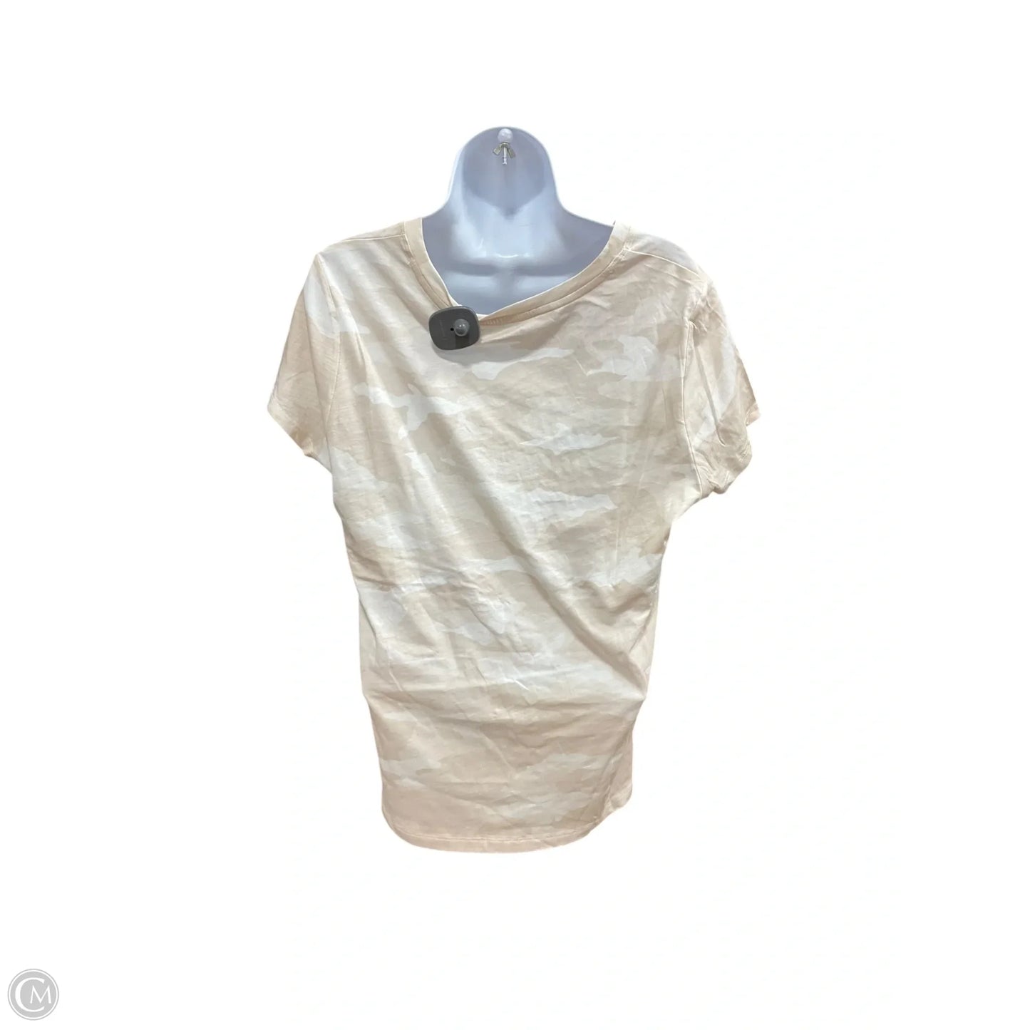 Athletic Top Short Sleeve By Athleta In Camouflage Print, Size: L