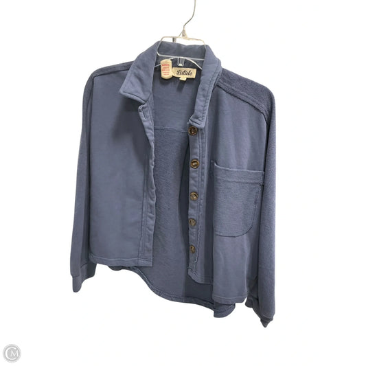 Jacket Shirt By Listicle In Blue, Size: Xs
