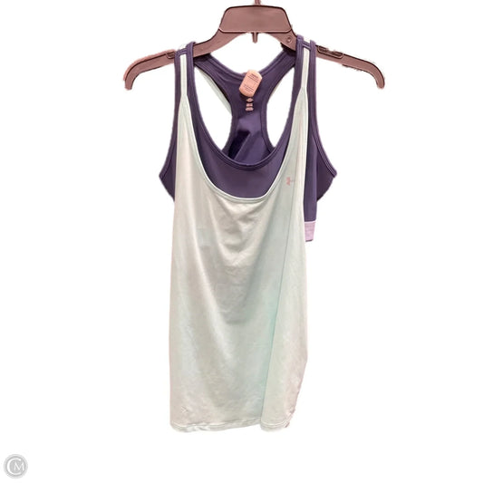 Athletic Tank Top By Under Armour In Teal, Size: L