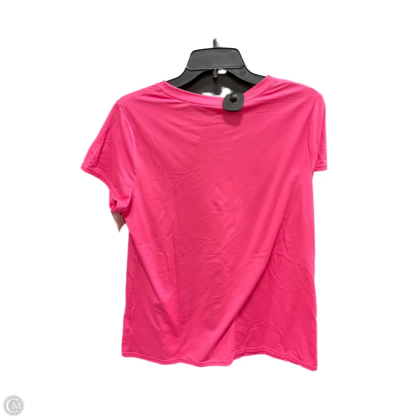 Athletic Top Short Sleeve By Lands End In Pink, Size: M