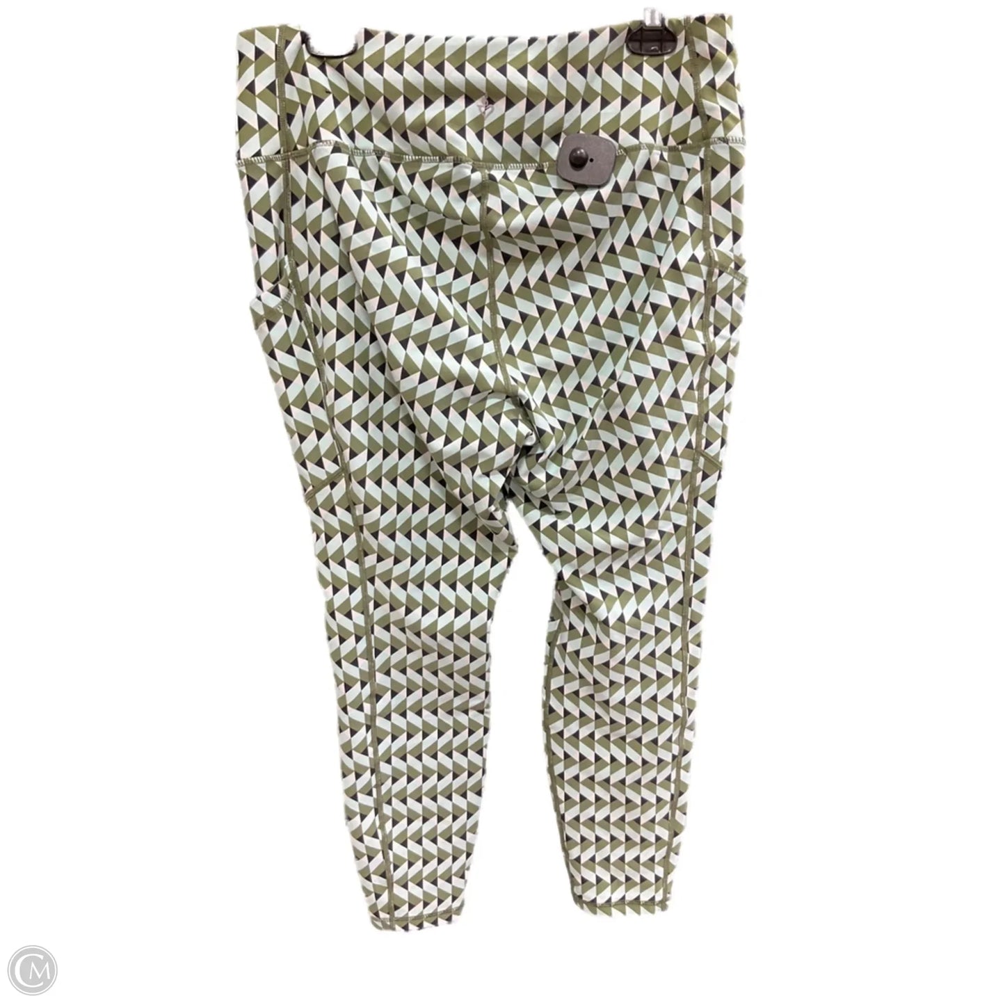 Athletic Leggings By Torrid In Blue & Green, Size: 1x