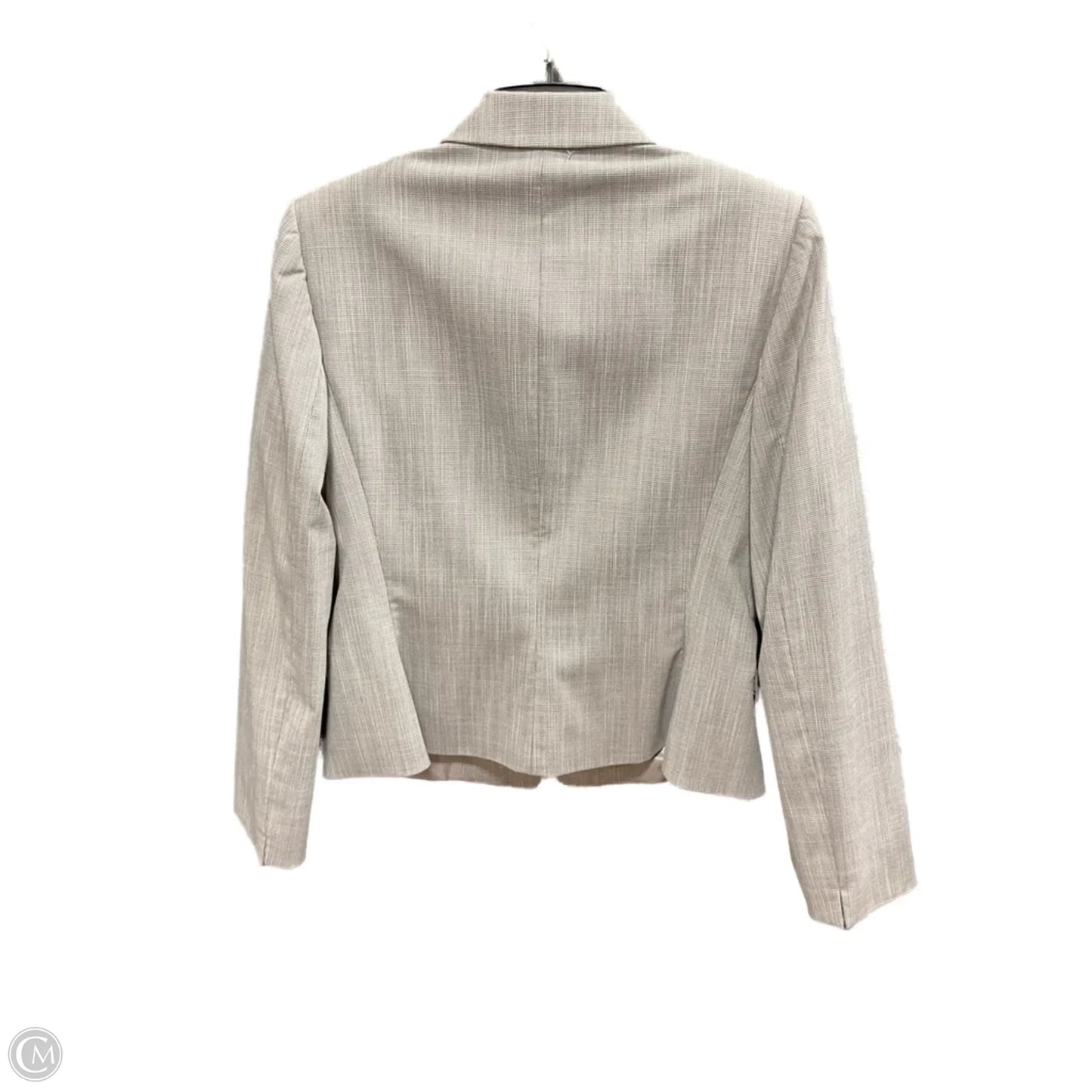 Blazer By Tahari By Arthur Levine In Grey, Size: 8