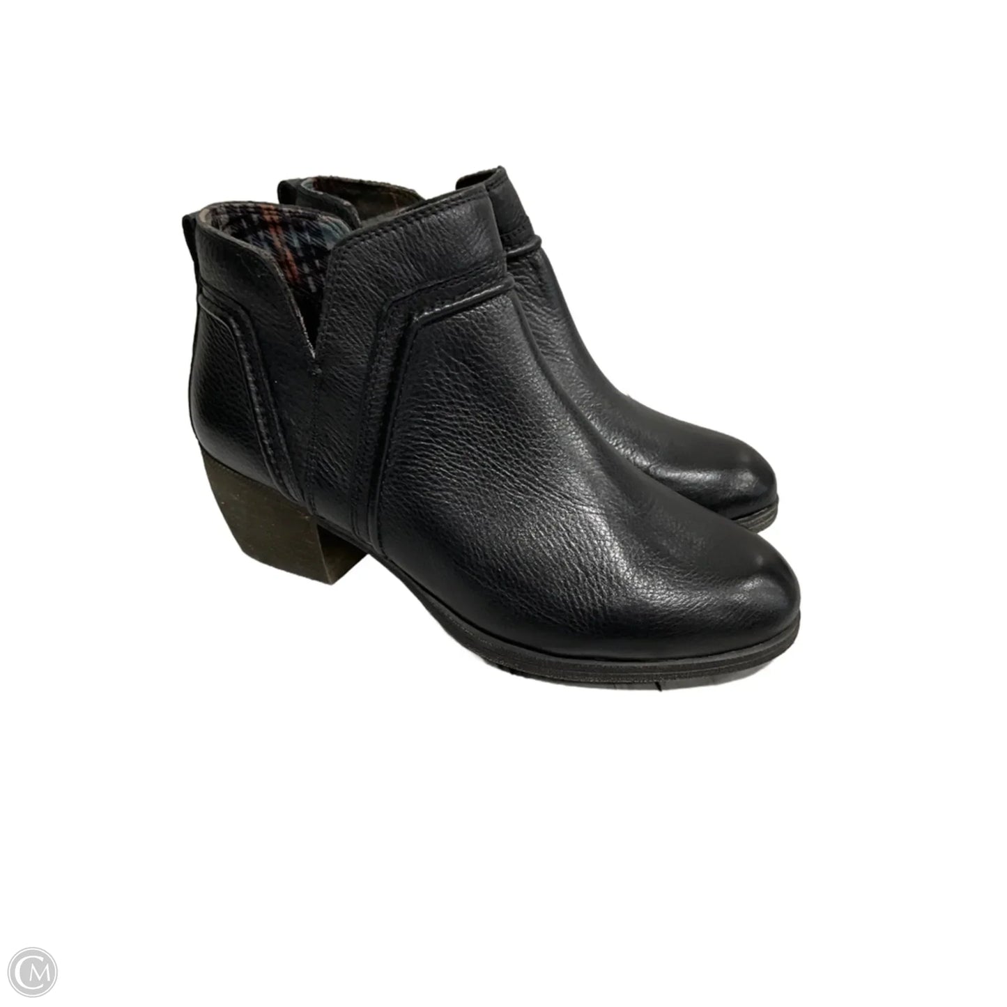 Boots Ankle Flats By Cobb Hill In Black, Size: 9