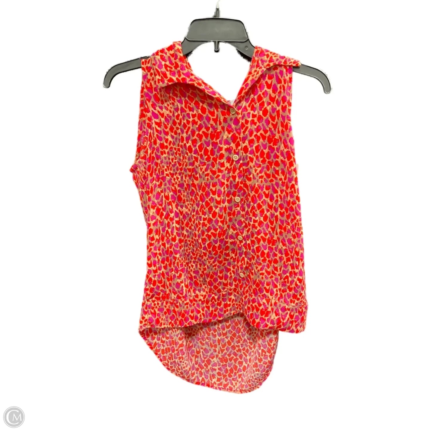 Top Sleeveless By Cabi In Red, Size: S
