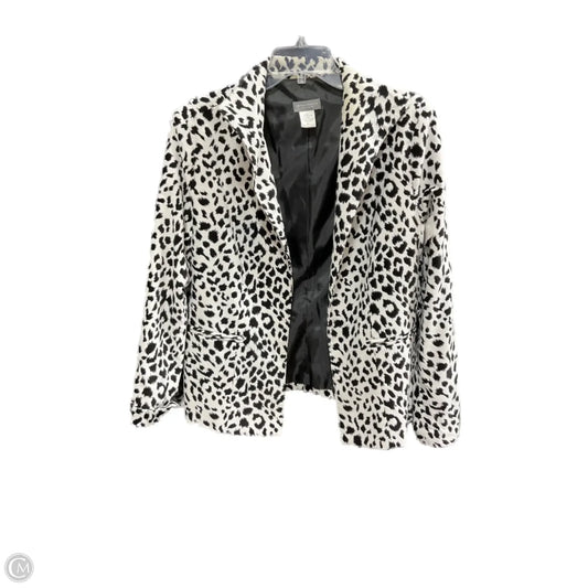 Blazer Designer By Neiman Marcus In Black & White, Size: Xl