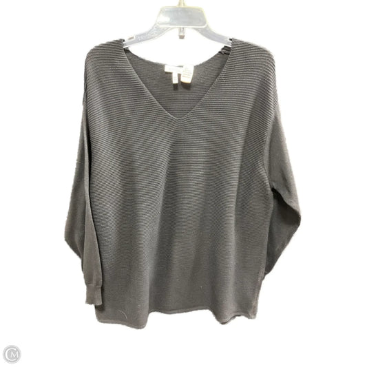 Top Long Sleeve By Ella Moss In Black, Size: Xxl