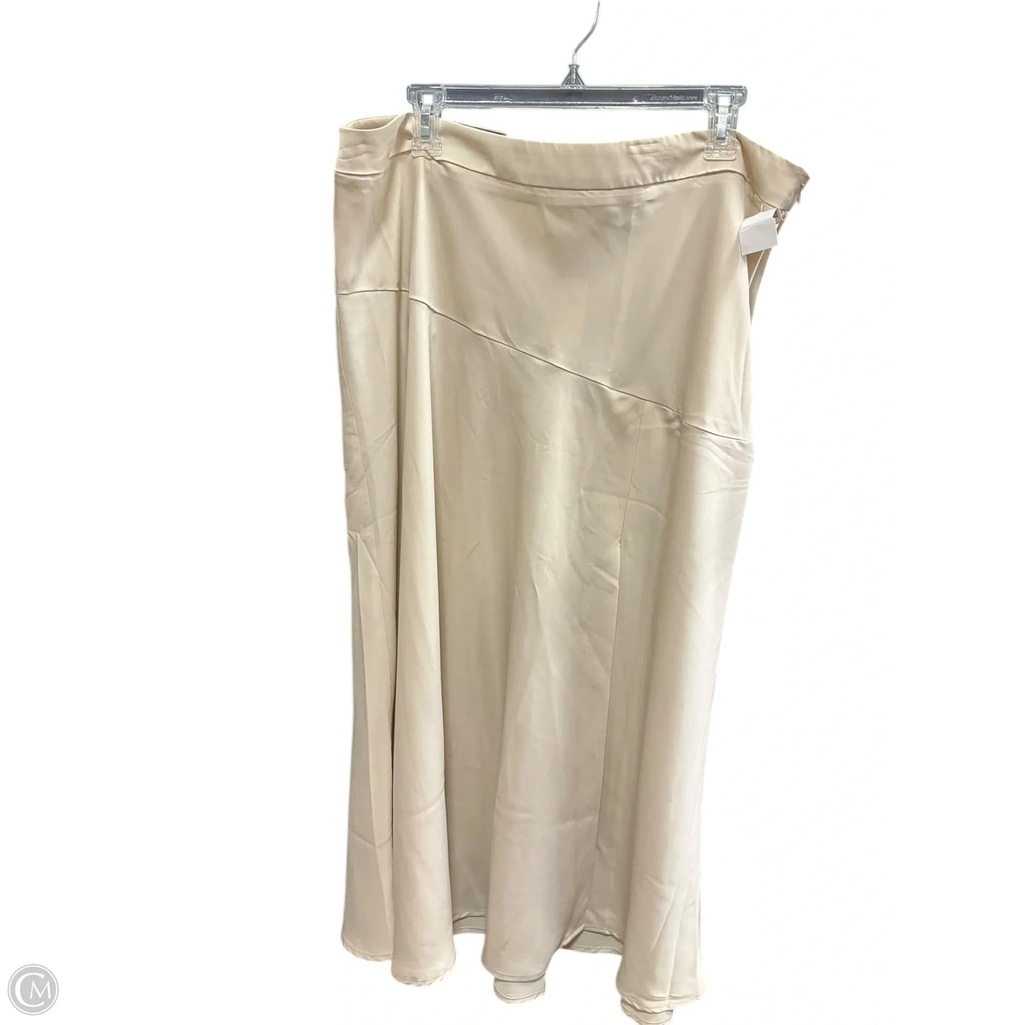 Skirt Midi By Banana Republic In Beige, Size: 18