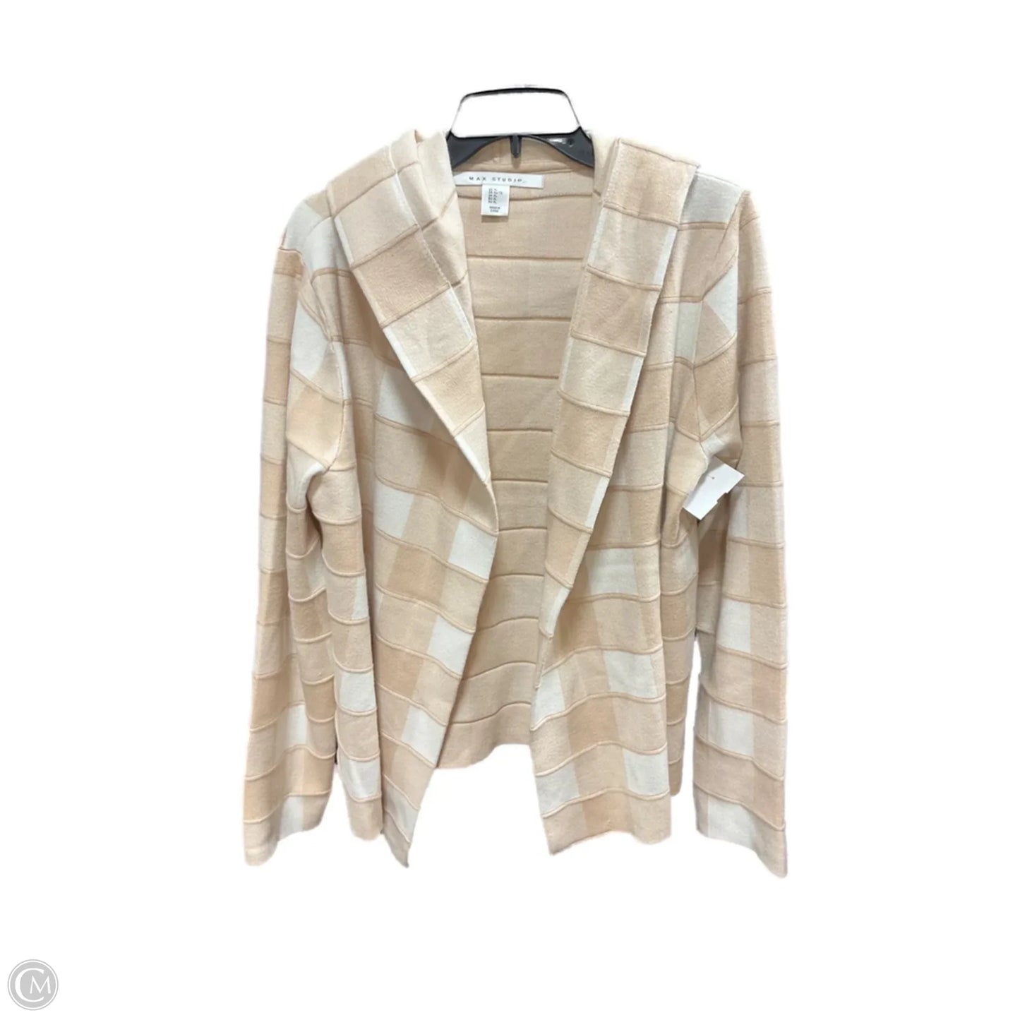 Cardigan By Max Studio In Beige, Size: Xl