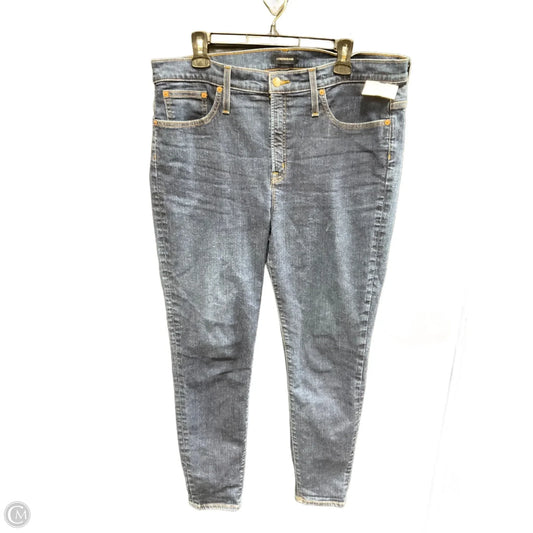 Jeans Skinny By J. Crew In Blue Denim, Size: 18