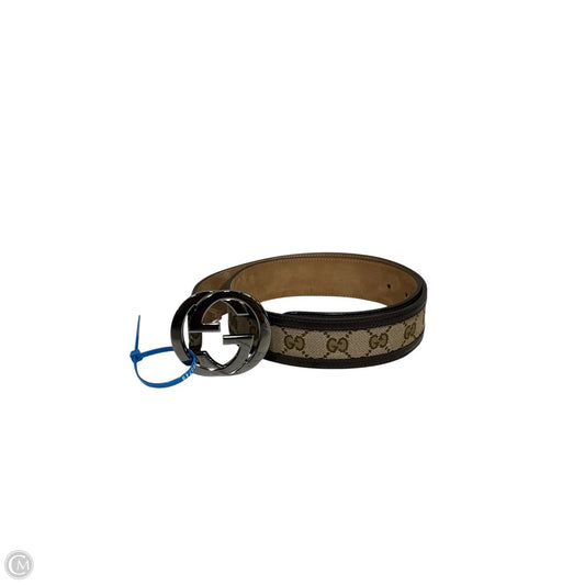 Belt Luxury Designer By Gucci, Size: Small