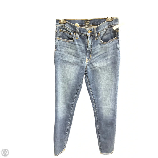 Jeans Skinny By J. Crew In Blue Denim, Size: 6
