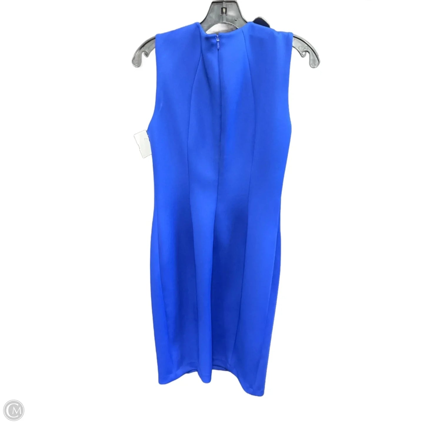 Dress Work By Calvin Klein In Blue, Size: 10