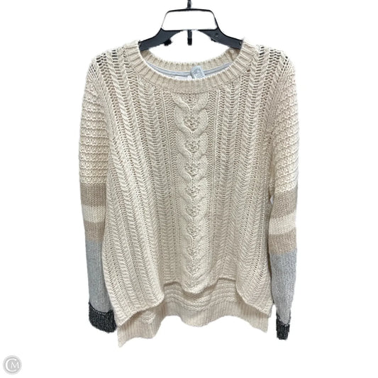 Sweater By Victorias Secret In Cream, Size: L
