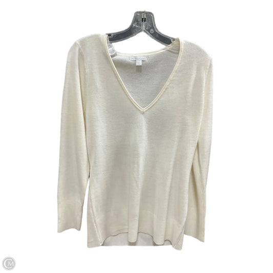 Top Long Sleeve By New York And Co In Cream, Size: M