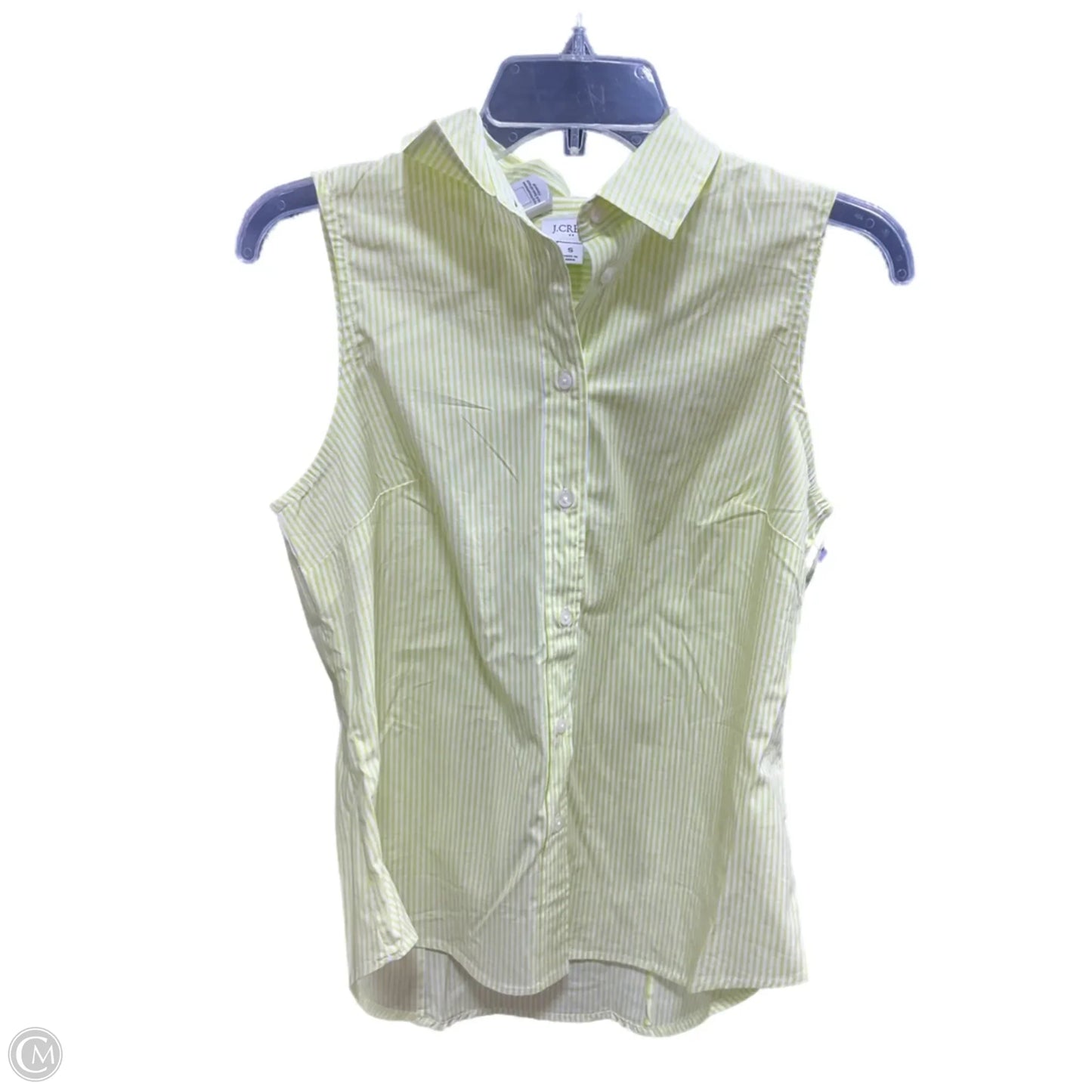 Top Sleeveless By J. Crew In Green, Size: S