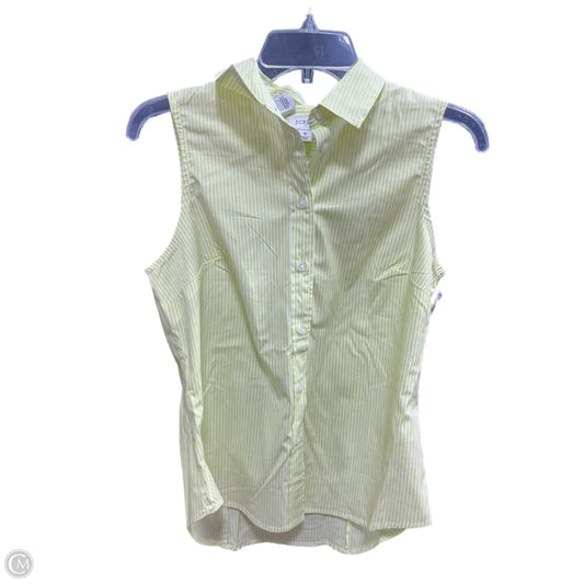 Top Sleeveless By J. Crew In Green, Size: S