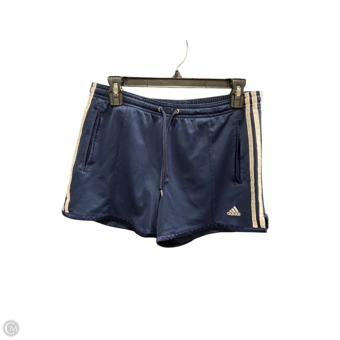 Athletic Shorts By Adidas In Blue, Size: M