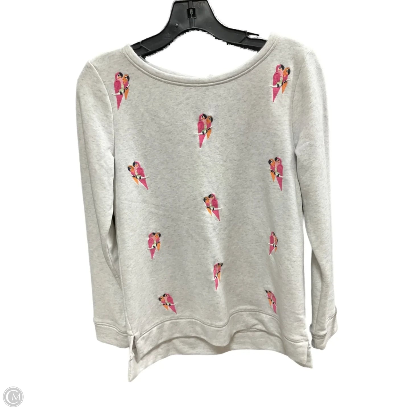 Sweatshirt Crewneck By Talbots In Grey, Size: Xs