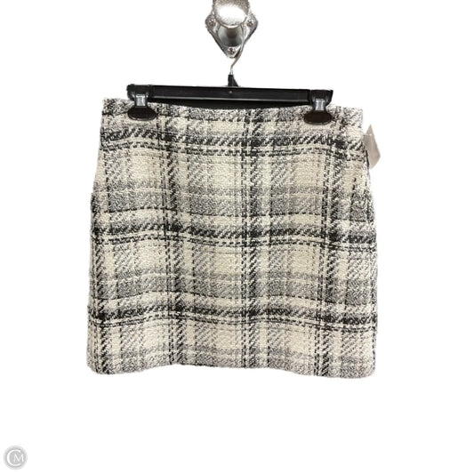 Skirt Mini & Short By Loft In Black & White, Size: 6