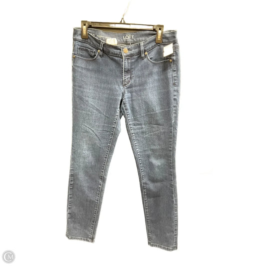 Jeans Skinny By Loft In Blue Denim, Size: 6