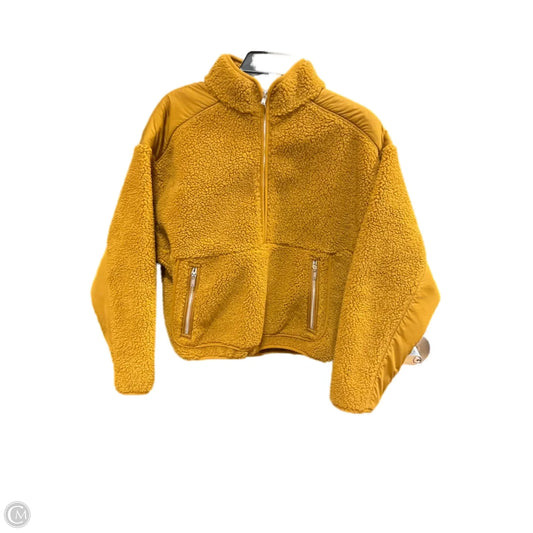 Jacket Fleece By Madewell In Brown, Size: M