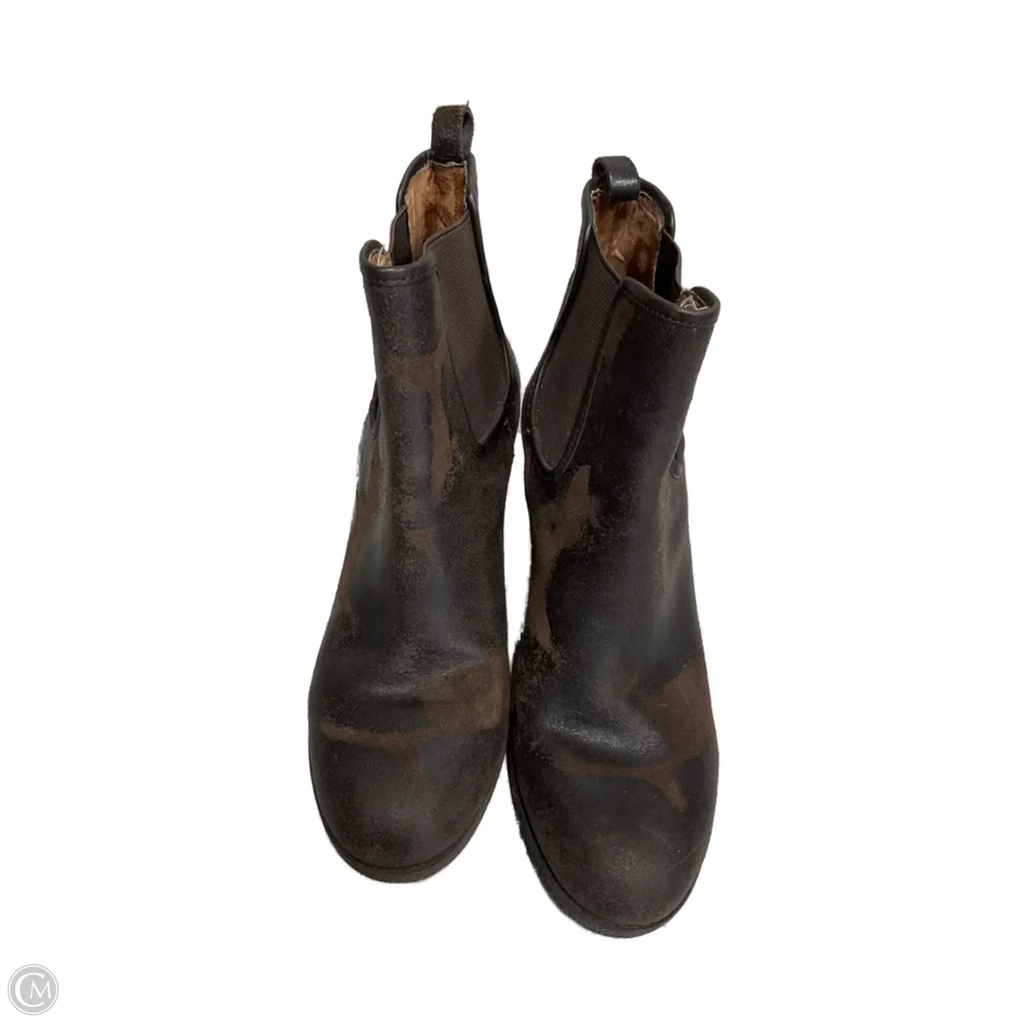 Boots Ankle Heels By Donald Pliner In Brown, Size: 8.5