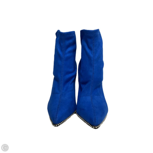 Boots Ankle Heels By Bar Iii In Blue, Size: 6