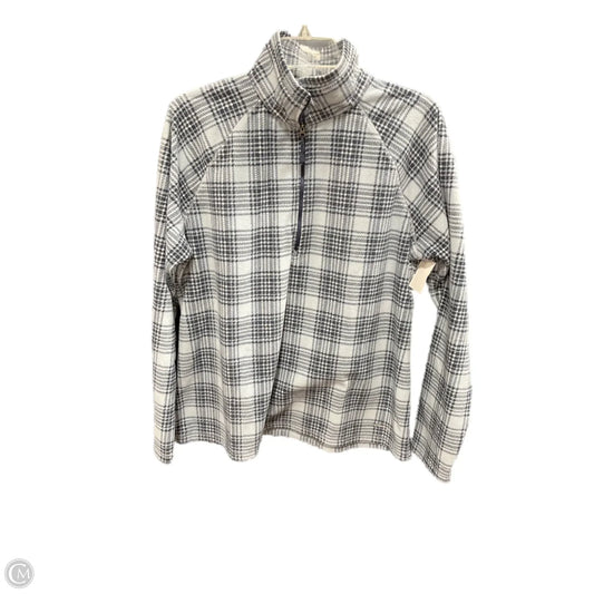 Top Long Sleeve By Eddie Bauer In Plaid Pattern, Size: Xl