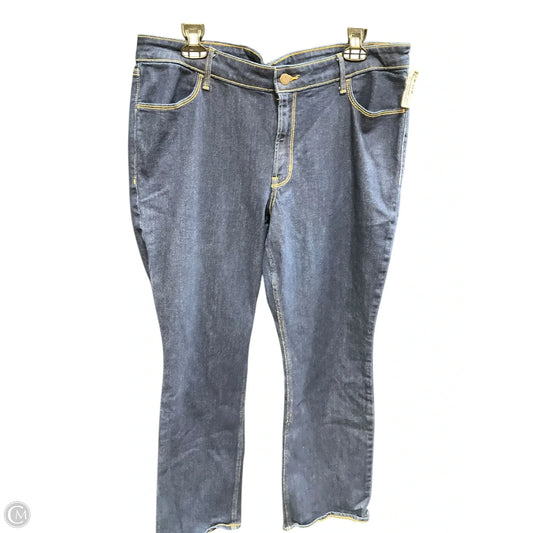 Jeans Boot Cut By Old Navy In Blue Denim, Size: 16