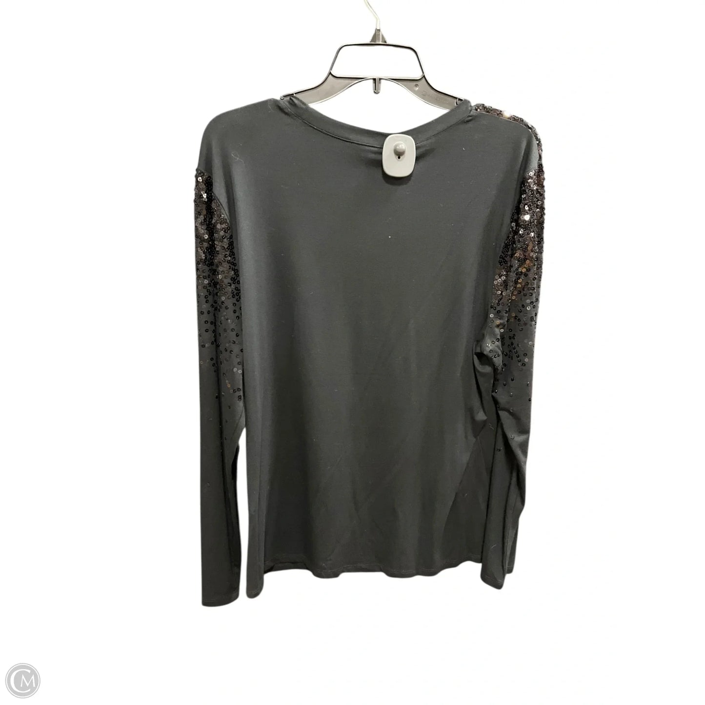 Top Long Sleeve By Inc In Black, Size: Xxl