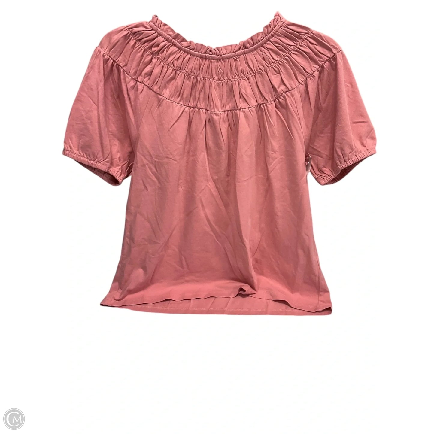 Top Short Sleeve By J. Crew In Pink, Size: S