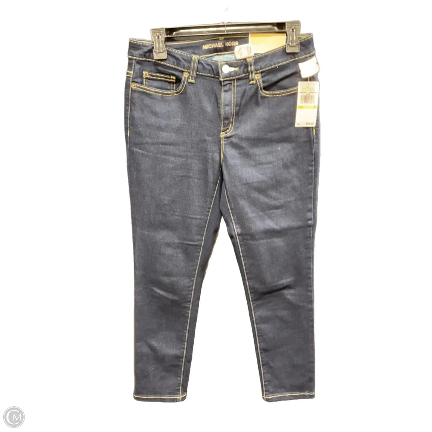Jeans Skinny By Michael By Michael Kors In Blue Denim, Size: 4