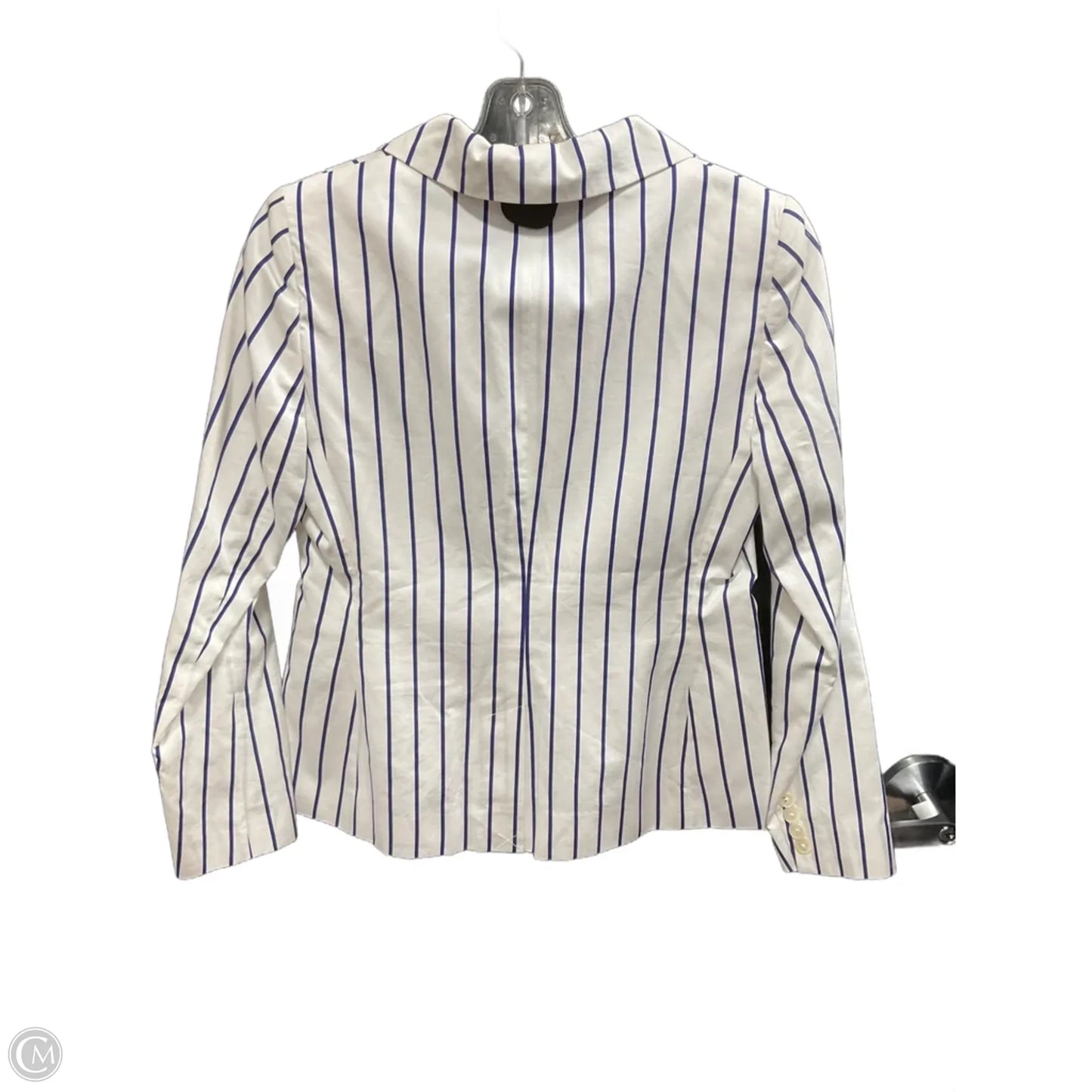 Blazer By Lauren By Ralph Lauren In Striped Pattern, Size: 4p